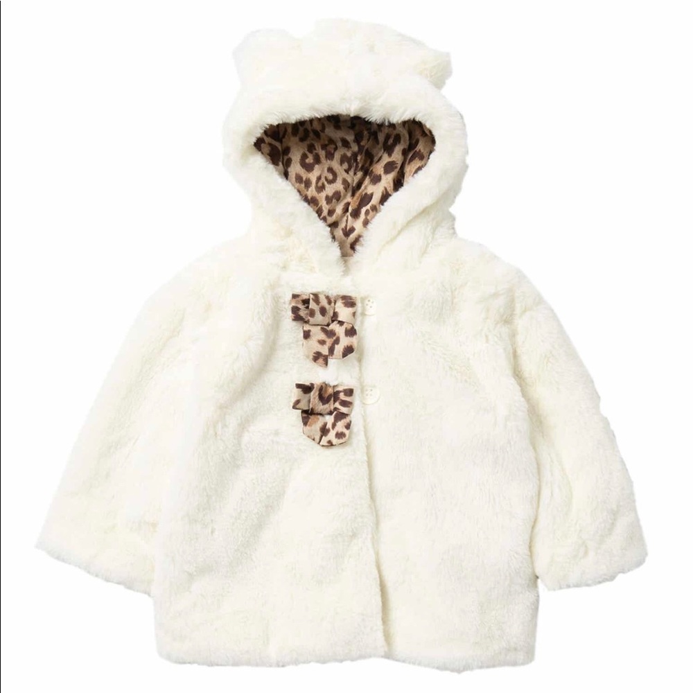 Jessica Simpson Faux Fur Hooded Jacket